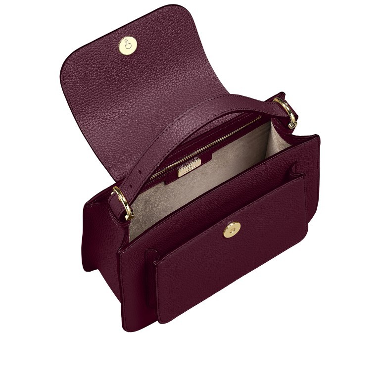 Handtasche Delia S Burgundy, Farbe: rot/weinrot, Marke: AIGNER, EAN: 4055539576263, Abmessungen in cm: 23x20x8, Bild 5 von 5