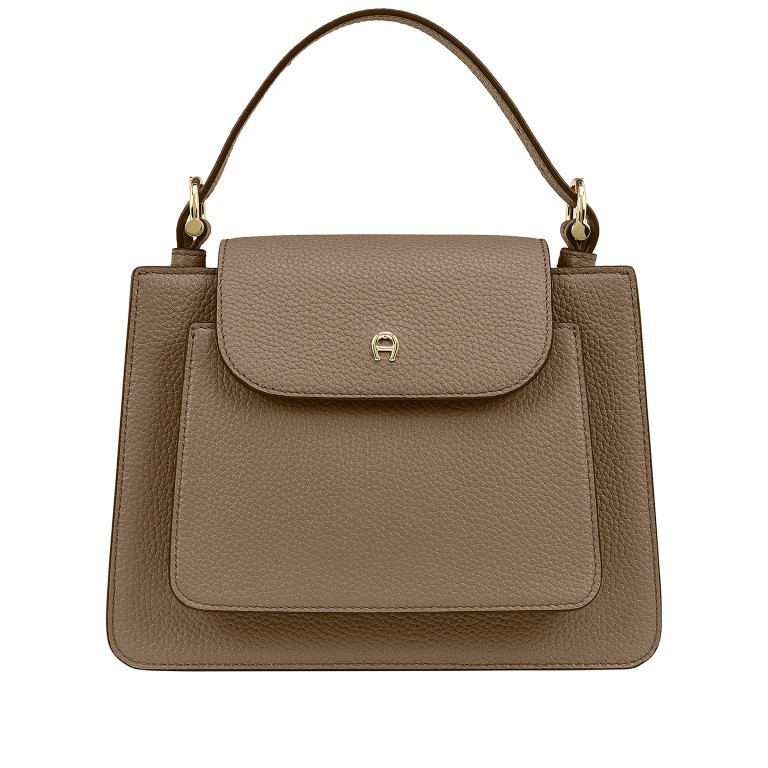 Handtasche Delia S Trench Beige, Farbe: cognac, Marke: AIGNER, EAN: 4055539576287, Abmessungen in cm: 23x20x8, Bild 1 von 5