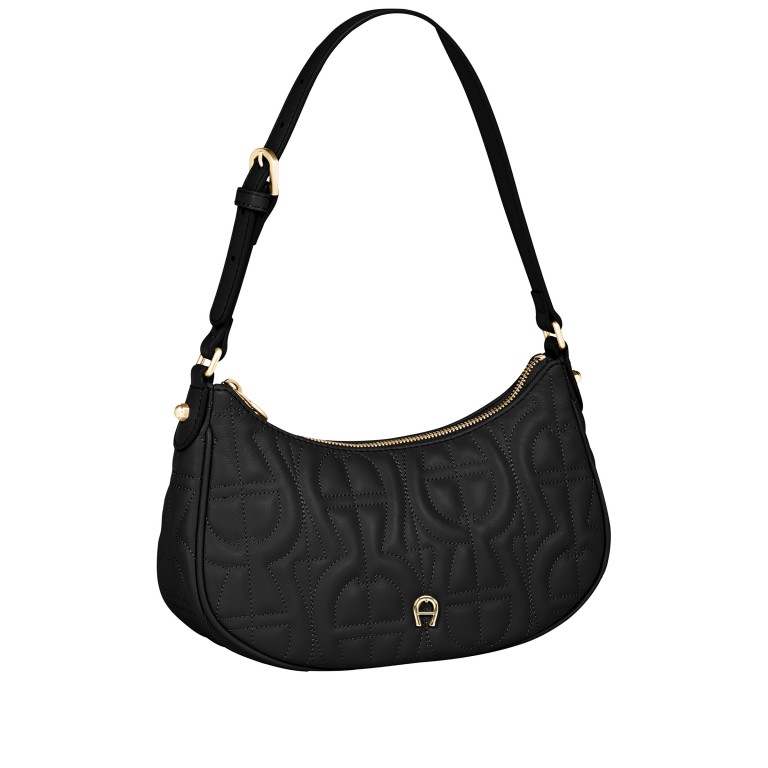 Umhängetasche Diadora Pochette XS Black, Farbe: schwarz, Marke: AIGNER, EAN: 4055539585371, Abmessungen in cm: 25x15x7, Bild 2 von 5