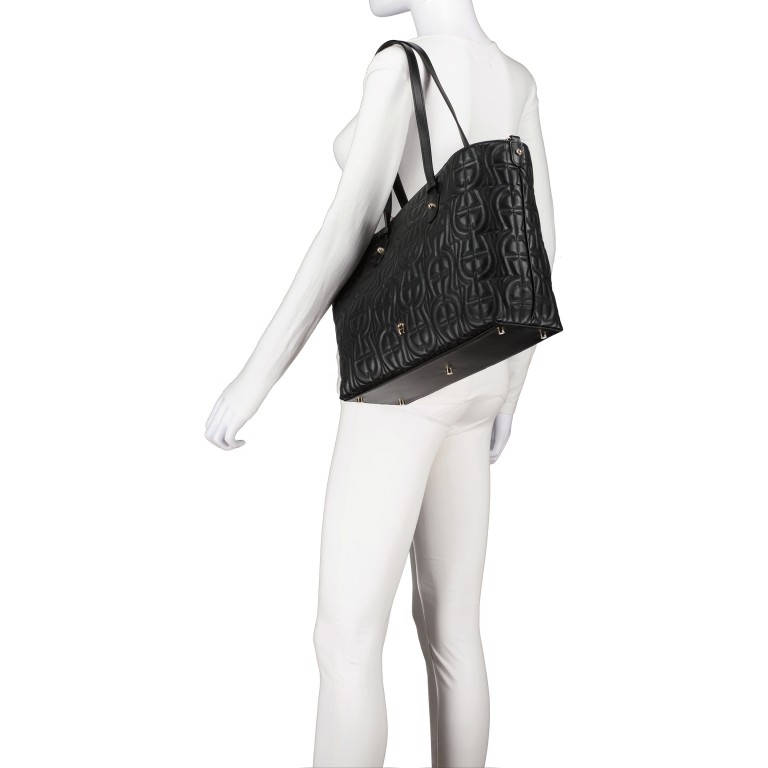 Shopper Diadora L Black, Farbe: schwarz, Marke: AIGNER, EAN: 4055539585487, Abmessungen in cm: 46x26x12, Bild 3 von 5