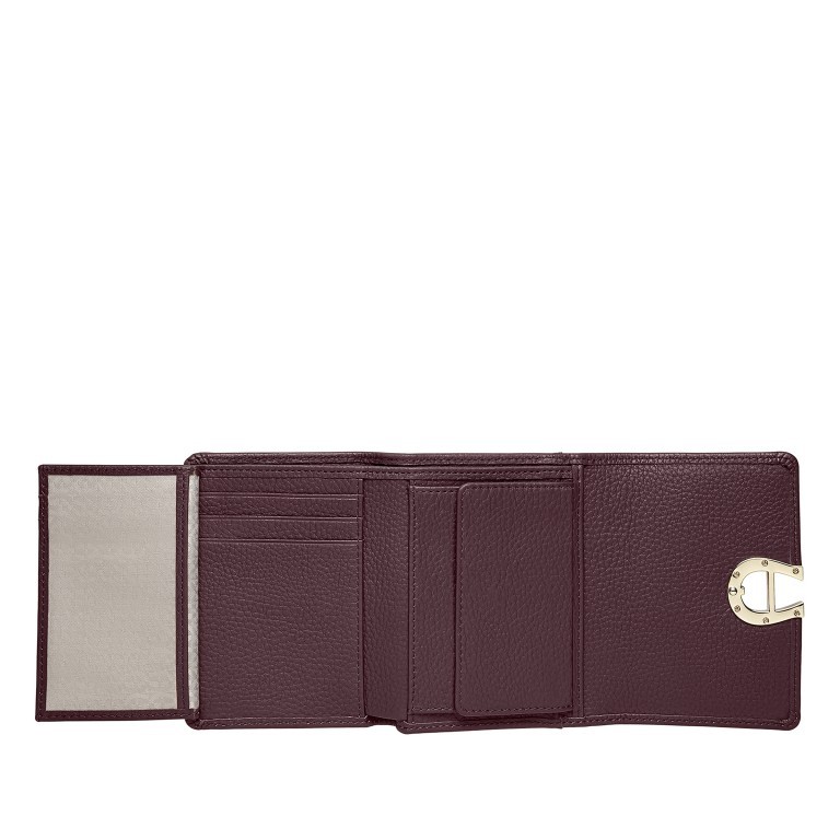 Geldbörse Selena mit RFID-Schutz Port Red, Farbe: rot/weinrot, Marke: AIGNER, EAN: 4055539580895, Abmessungen in cm: 12.5x12x3, Bild 3 von 3