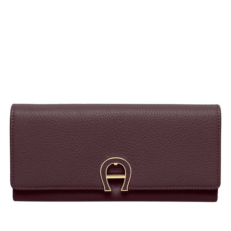 Geldbörse Selena mit RFID-Schutz Port Red, Farbe: rot/weinrot, Marke: AIGNER, EAN: 4055539581113, Abmessungen in cm: 20x10.5x3, Bild 1 von 3
