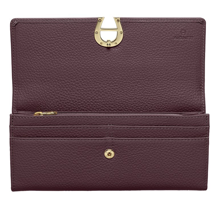 Geldbörse Selena mit RFID-Schutz Port Red, Farbe: rot/weinrot, Marke: AIGNER, EAN: 4055539581113, Abmessungen in cm: 20x10.5x3, Bild 2 von 3