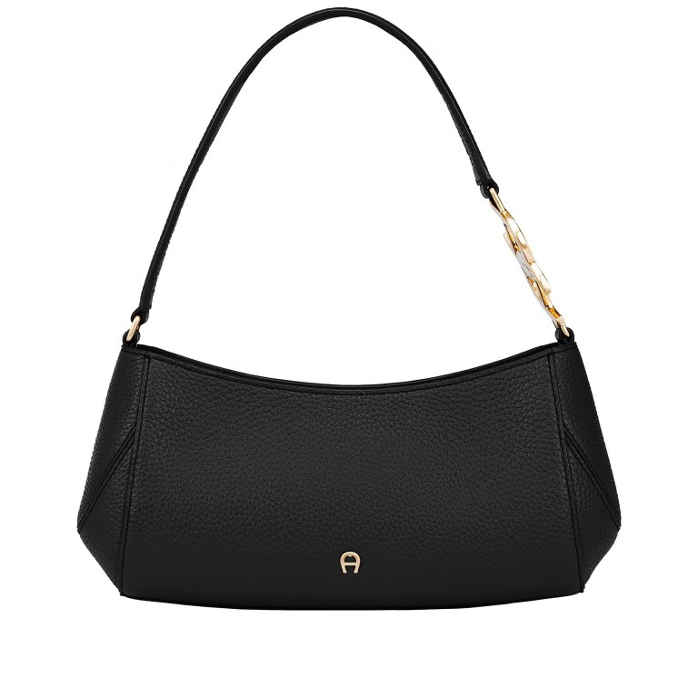 Umhängetasche Jerzy Pochette S Black, Farbe: schwarz, Marke: AIGNER, EAN: 4055539577680, Abmessungen in cm: 31x12x9, Bild 1 von 5