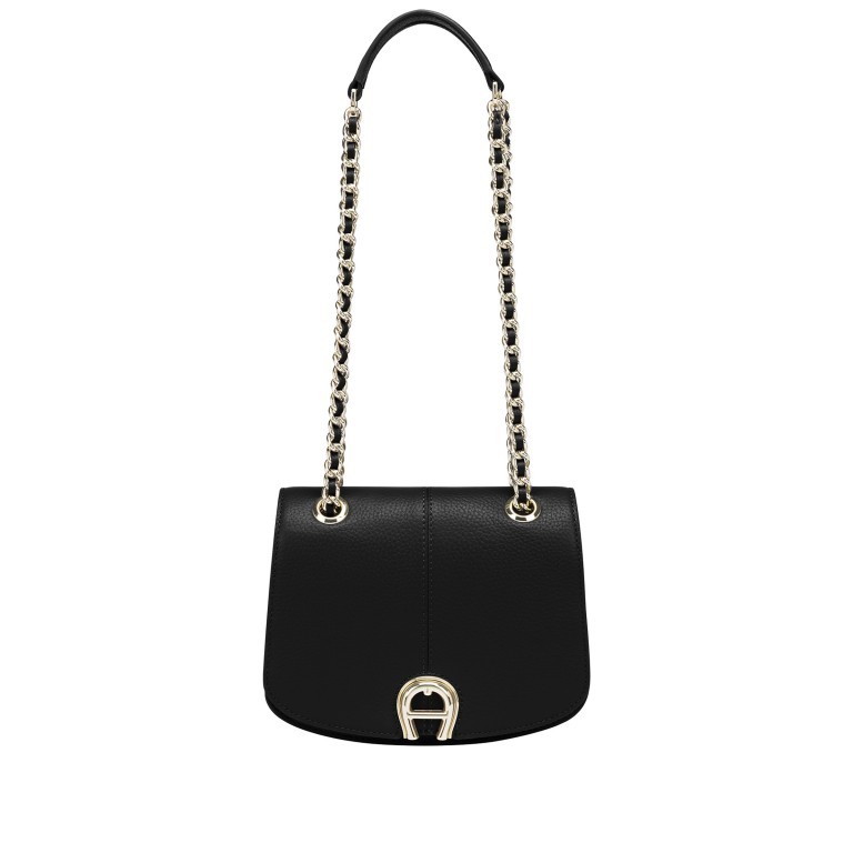 Umhängetasche Marcella XS Black, Farbe: schwarz, Marke: AIGNER, EAN: 4055539575723, Abmessungen in cm: 20x16x7, Bild 1 von 7