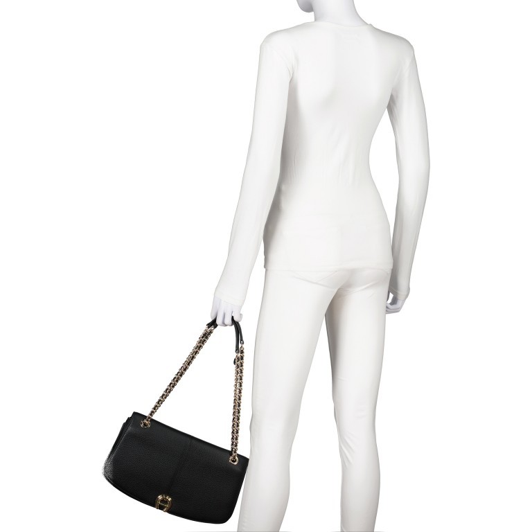 Umhängetasche Marcella M Black, Farbe: schwarz, Marke: AIGNER, EAN: 4055539575785, Abmessungen in cm: 31x20x4, Bild 3 von 6