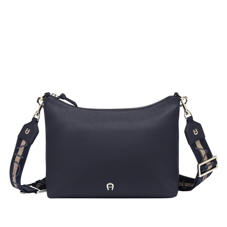 Beuteltasche Zita S Cosmic Blue, Farbe: blau/petrol, Marke: AIGNER, EAN: 4055539575013, Abmessungen in cm: 30x22x9, Bild 1 von 5