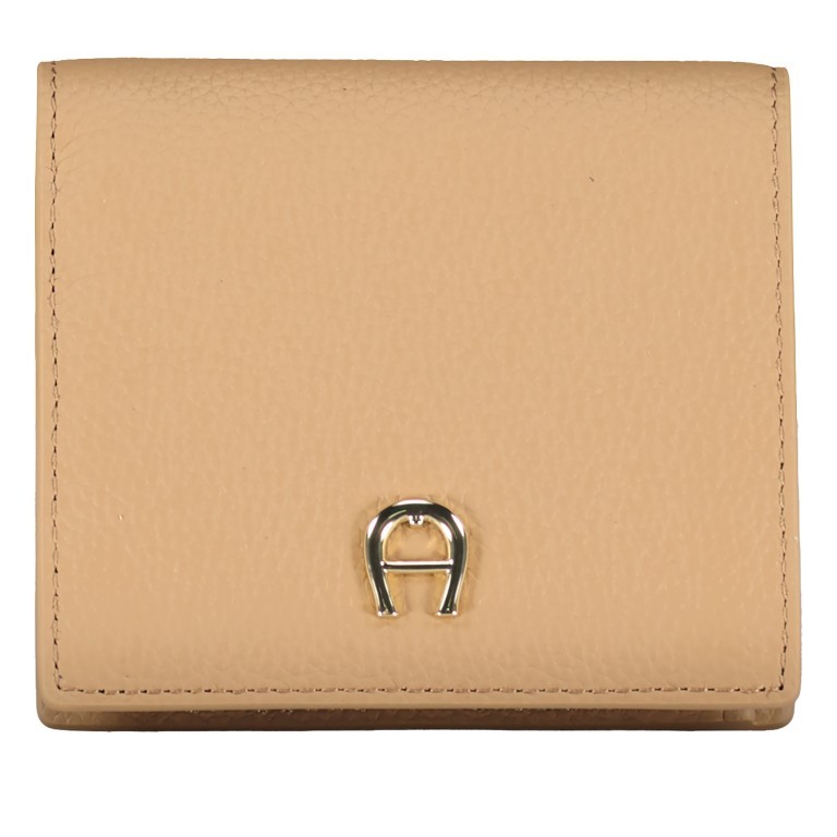 Geldbörse Zita mit RFID-Schutz Trench Beige, Farbe: cognac, Marke: AIGNER, EAN: 4055539579912, Abmessungen in cm: 10.5x9.5x2, Bild 1 von 4
