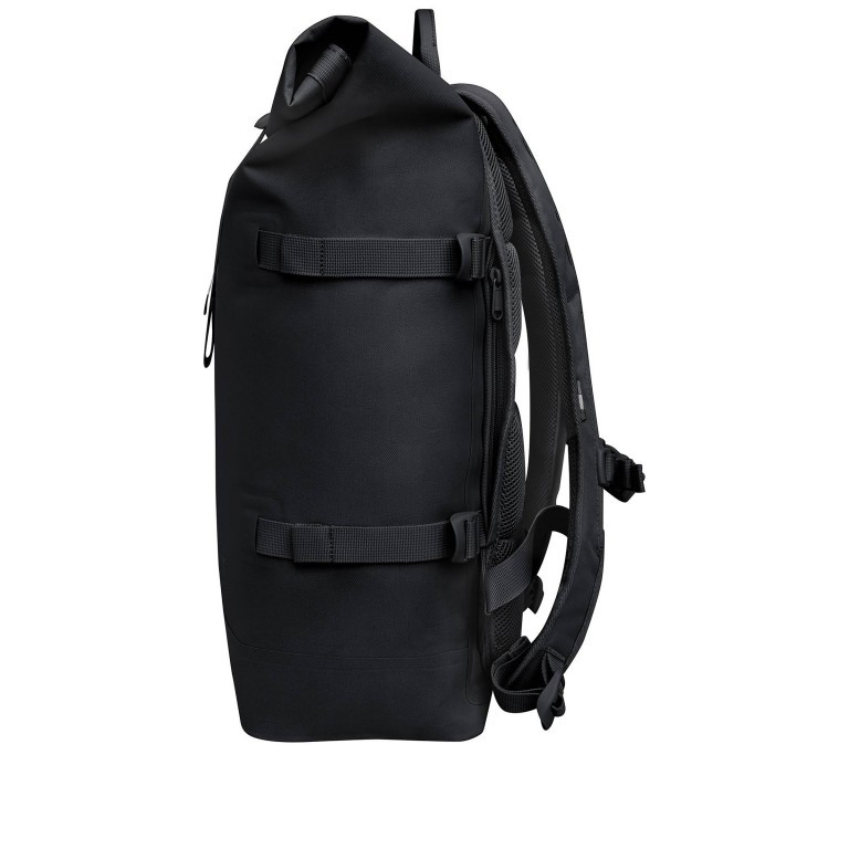 Rucksack Rolltop 2.0 Sea Shepherd mit herausnehmbarer 15-Zoll-Laptophülle Black, Farbe: schwarz, Marke: Got Bag, EAN: 4262457051165, Abmessungen in cm: 33x43x16, Bild 3 von 6