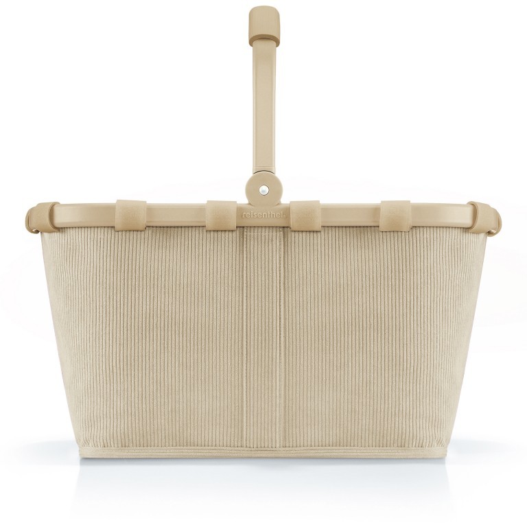 Einkaufskorb Carrybag Cord Sand, Farbe: beige, Marke: Reisenthel, EAN: 4012013739477, Abmessungen in cm: 48x29x28, Bild 2 von 6