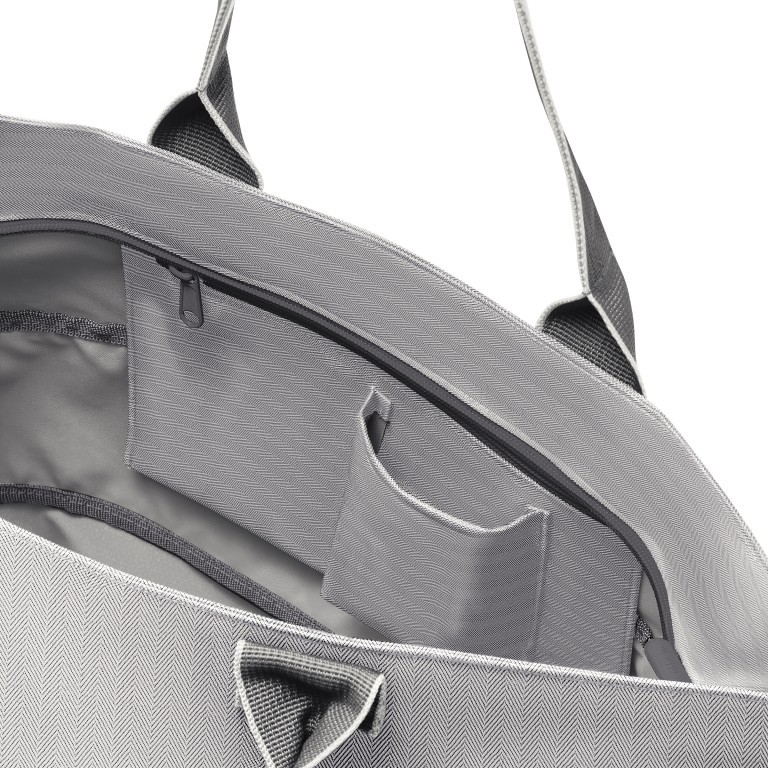 Shopper E1 erweiterbar Herringbone Grey, Farbe: grau, Marke: Reisenthel, EAN: 4012013739095, Abmessungen in cm: 50x26.5x15.5, Bild 3 von 3