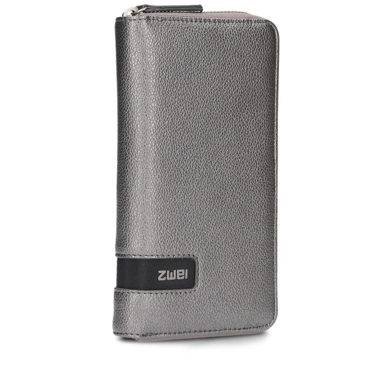 Geldbörse Mademoiselle Wallet MW2 Cosmos, Farbe: grau, Marke: Zwei, EAN: 4250257934078, Abmessungen in cm: 19.5x10x3, Bild 2 von 5