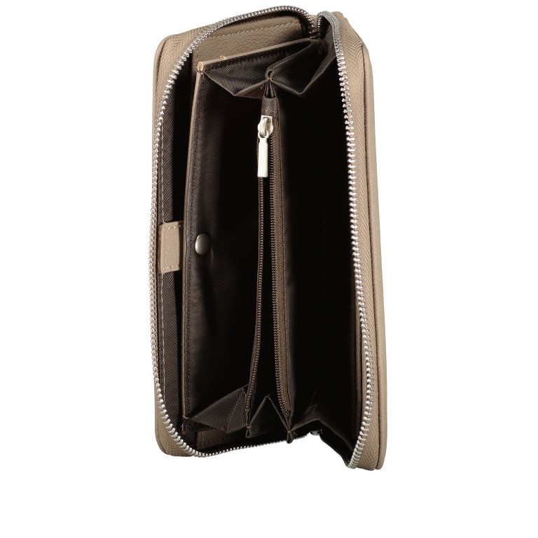 Geldbörse Mademoiselle Wallet MW2 Nubuk Cappuccino, Farbe: braun, Marke: Zwei, EAN: 4250257935679, Abmessungen in cm: 19.5x10x3, Bild 5 von 5