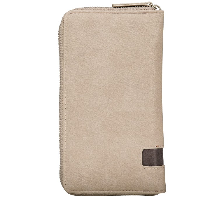 Geldbörse Mademoiselle Wallet MW2 Nubuk Cappuccino, Farbe: braun, Marke: Zwei, EAN: 4250257935679, Abmessungen in cm: 19.5x10x3, Bild 3 von 5