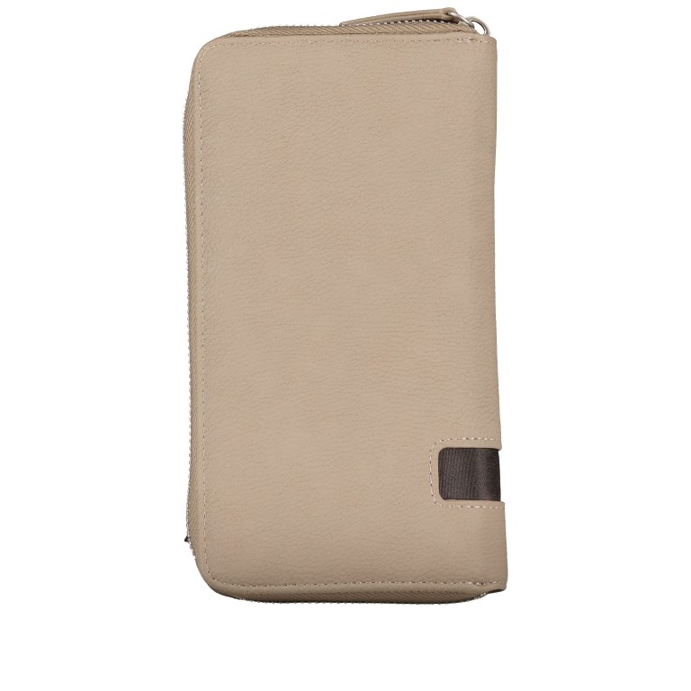Geldbörse Mademoiselle Wallet MW2 Nubuk Cappuccino, Farbe: braun, Marke: Zwei, EAN: 4250257935679, Abmessungen in cm: 19.5x10x3, Bild 3 von 5