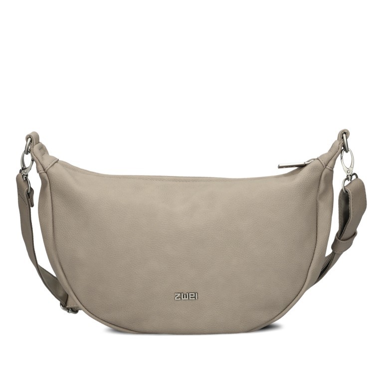 Beuteltasche Mademoiselle Halfmoon Bag M70 Nubuk Cappuccino, Farbe: braun, Marke: Zwei, EAN: 4250257935648, Abmessungen in cm: 34x18x11, Bild 1 von 8