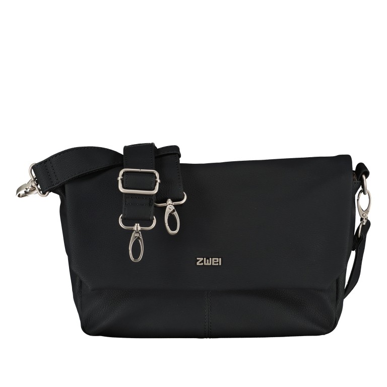 Umhängetasche Mademoiselle M60 Nubuk Black, Farbe: schwarz, Marke: Zwei, EAN: 4250257935129, Abmessungen in cm: 33x19x10, Bild 1 von 8