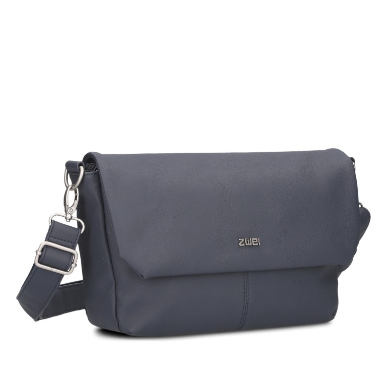 Umhängetasche Mademoiselle M60 Nubuk Ink, Farbe: blau/petrol, Marke: Zwei, EAN: 4250257935167, Abmessungen in cm: 33x19x10, Bild 2 von 8