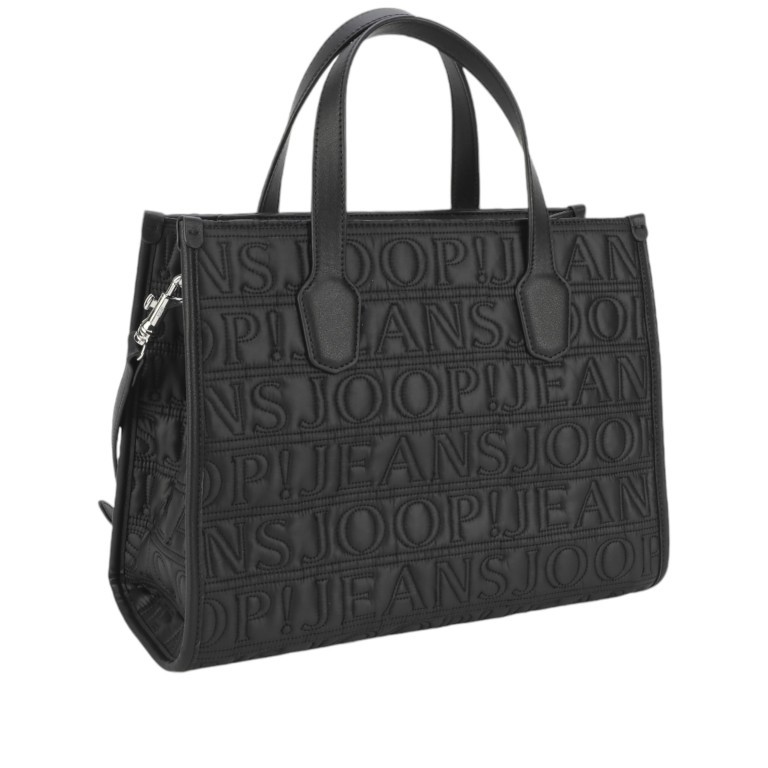 Handtasche Iniziale Aurelia MHZ Black, Farbe: schwarz, Marke: Joop!, EAN: 4048835222088, Abmessungen in cm: 34x26.5x13, Bild 2 von 8