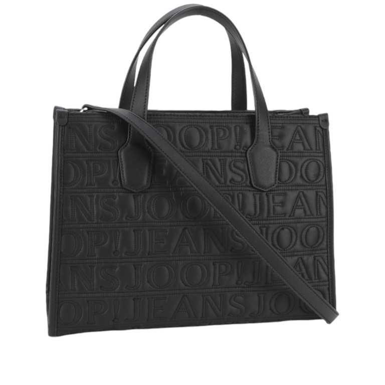 Handtasche Iniziale Aurelia MHZ Black, Farbe: schwarz, Marke: Joop!, EAN: 4048835222088, Abmessungen in cm: 34x26.5x13, Bild 3 von 8