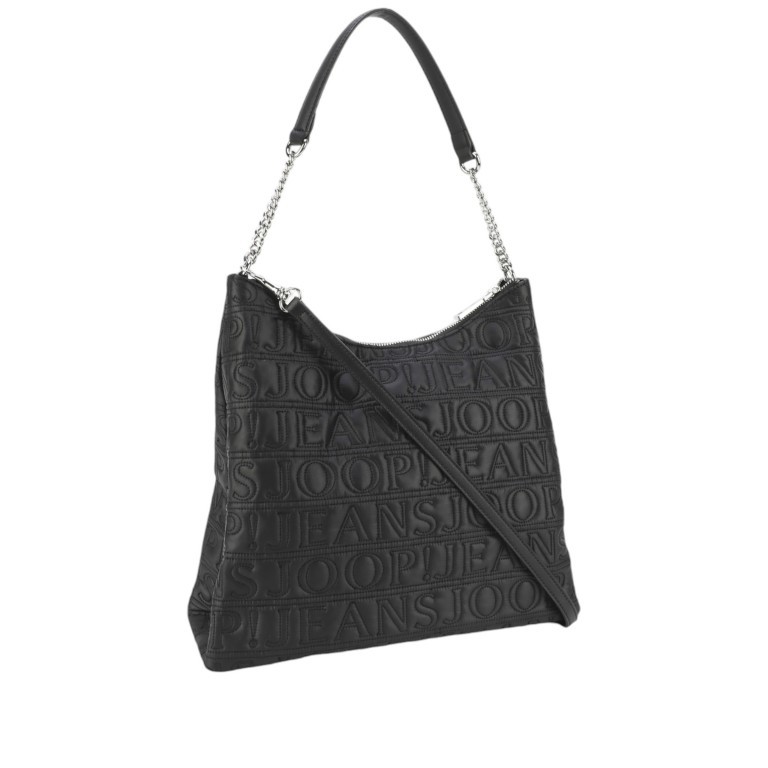 Beuteltasche Iniziale Lucille LVZ Black, Farbe: schwarz, Marke: Joop!, EAN: 4048835222125, Abmessungen in cm: 33x33x11, Bild 3 von 8
