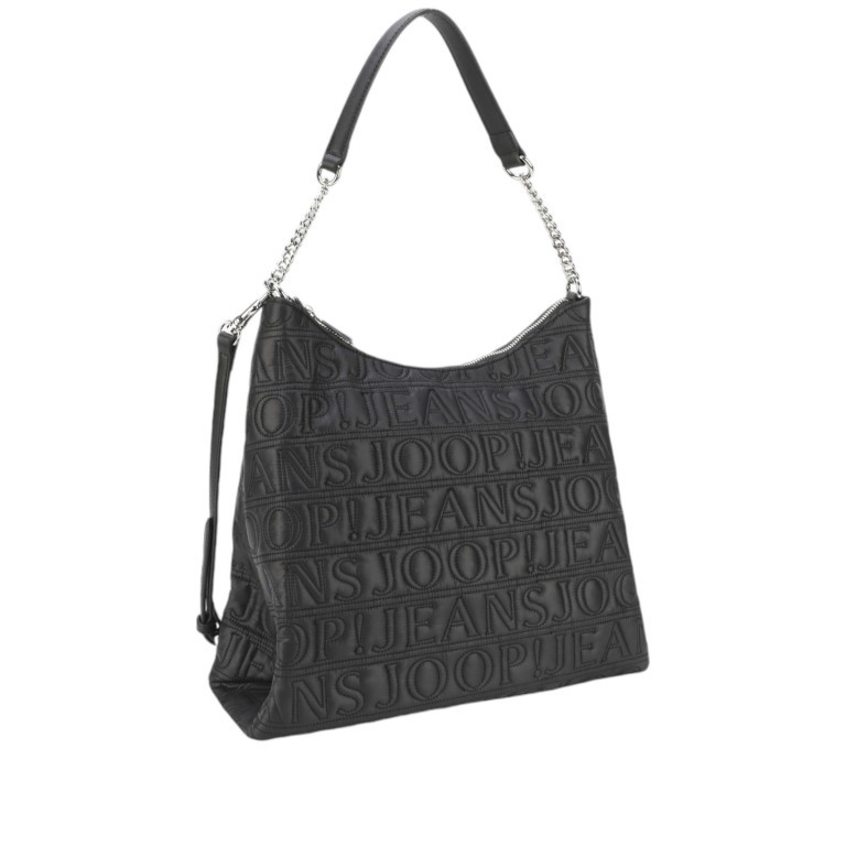 Beuteltasche Iniziale Lucille LVZ Black, Farbe: schwarz, Marke: Joop!, EAN: 4048835222125, Abmessungen in cm: 33x33x11, Bild 2 von 8