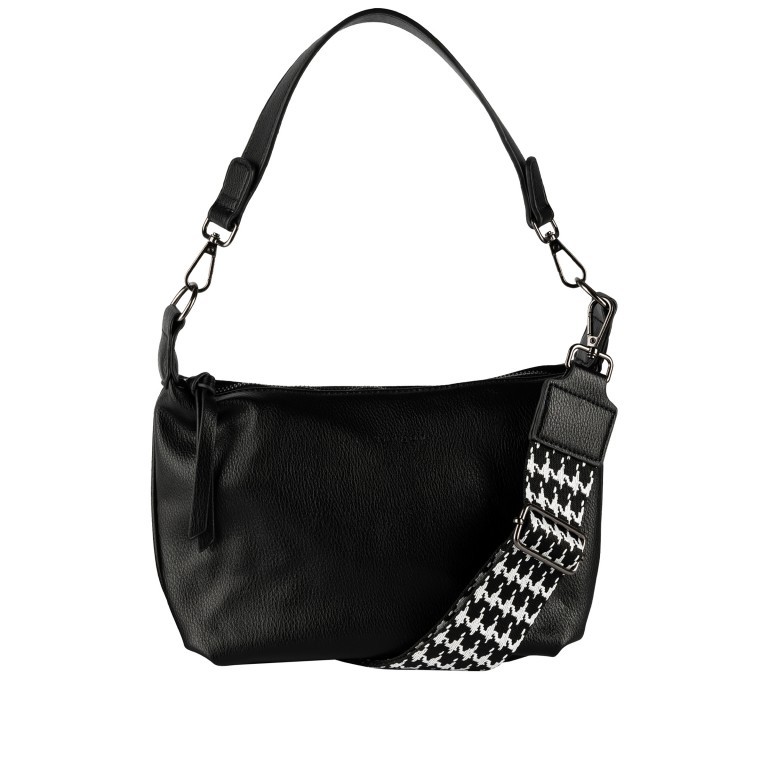 Beuteltasche Lizzy 1371 Schwarz, Farbe: schwarz, Marke: Flanigan, EAN: 4066727005106, Abmessungen in cm: 24x17x6.5, Bild 1 von 4
