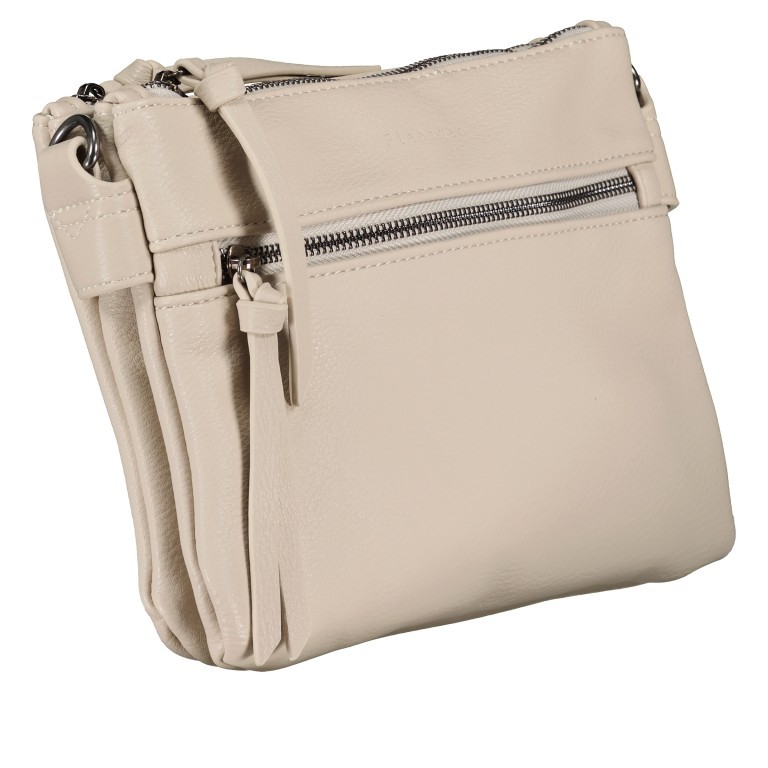 Umhängetasche Lizzy Ecru, Farbe: beige, Marke: Flanigan, EAN: 4066727005199, Abmessungen in cm: 25x18x3, Bild 2 von 6