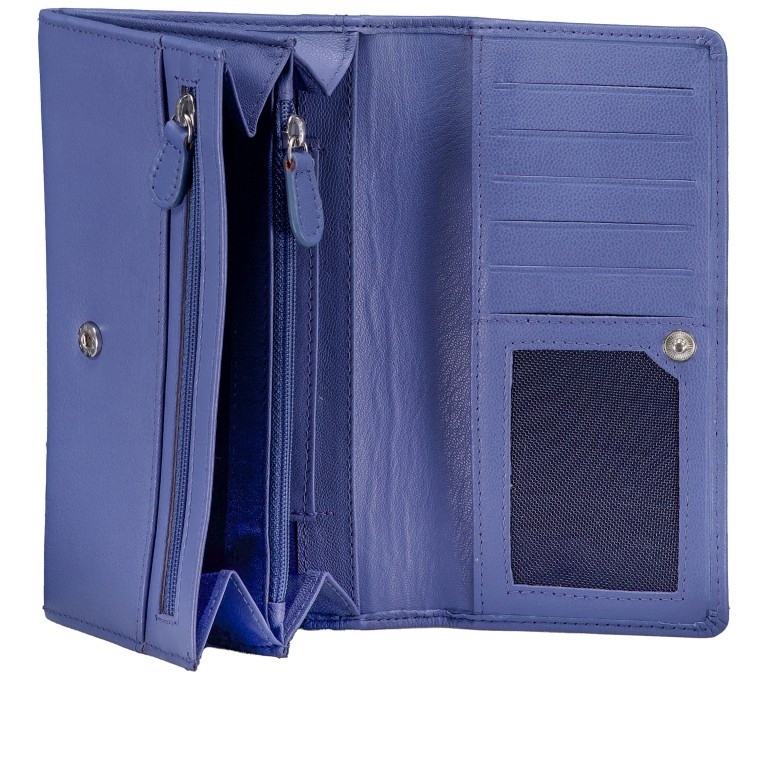 Geldbörse Bromley Diedburg Midblue, Farbe: blau/petrol, Marke: Maitre, EAN: 4048835174028, Abmessungen in cm: 17.5x10x2.5, Bild 4 von 4