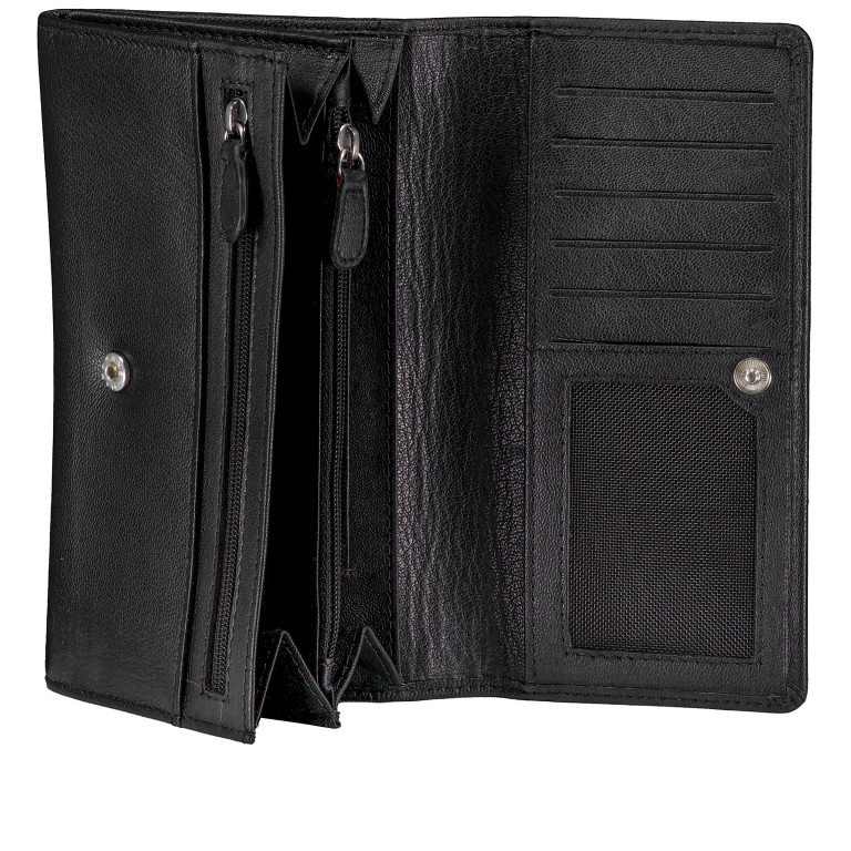 Geldbörse Bromley Diedburg Black, Farbe: schwarz, Marke: Maitre, EAN: 4048835174059, Abmessungen in cm: 17.5x10x2.5, Bild 4 von 4