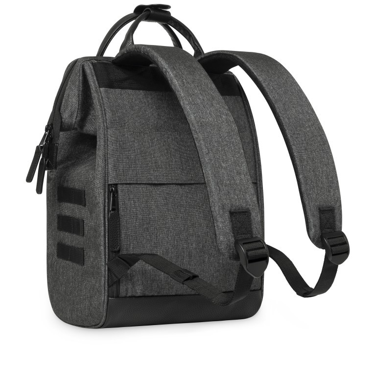 Rucksack Adventurer Medium Luxembourg mit zwei auswechselbaren Vortaschen Anthra, Farbe: anthrazit, Marke: Cabaia, EAN: 3701328398943, Abmessungen in cm: 27x41x16, Bild 6 von 10