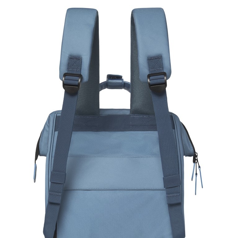 Rucksack Adventurer Medium Bourgas mit zwei auswechselbaren Vortaschen Blue, Farbe: blau/petrol, Marke: Cabaia, EAN: 3701328399131, Abmessungen in cm: 27x41x16, Bild 9 von 10