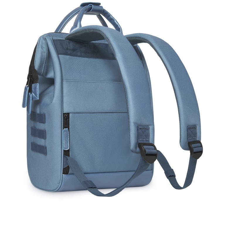 Rucksack Adventurer Medium Bourgas mit zwei auswechselbaren Vortaschen Blue, Farbe: blau/petrol, Marke: Cabaia, EAN: 3701328399131, Abmessungen in cm: 27x41x16, Bild 6 von 10