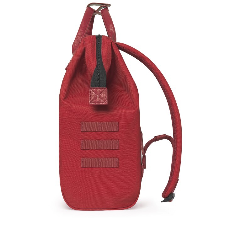 Rucksack Adventurer Medium Akranes mit zwei auswechselbaren Vortaschen Hellrot, Farbe: rot/weinrot, Marke: Cabaia, EAN: 3701328399827, Abmessungen in cm: 27x41x16, Bild 5 von 10