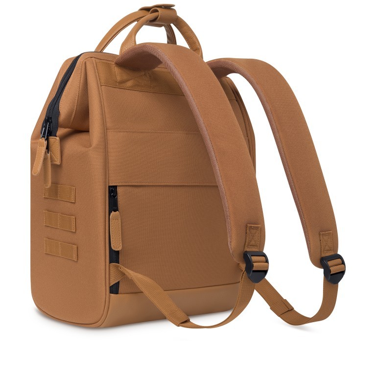 Rucksack Adventurer Medium Turin mit zwei auswechselbaren Vortaschen Camel, Farbe: cognac, Marke: Cabaia, EAN: 3701328319665, Abmessungen in cm: 27x41x16, Bild 6 von 10