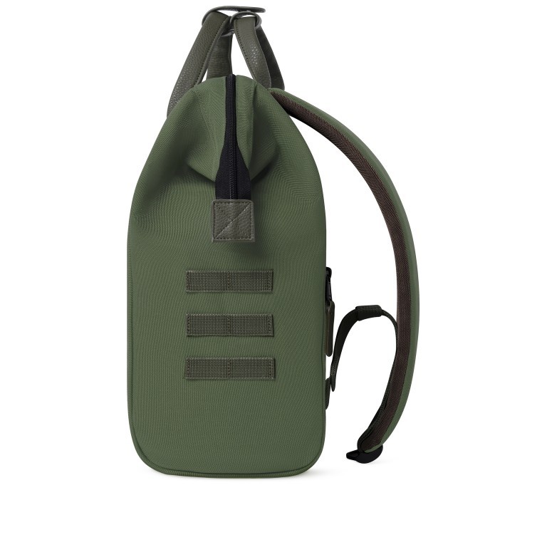 Rucksack Adventurer Medium Seoul mit zwei auswechselbaren Vortaschen Grün, Farbe: grün/oliv, Marke: Cabaia, EAN: 3701328303527, Abmessungen in cm: 27x41x16, Bild 5 von 10