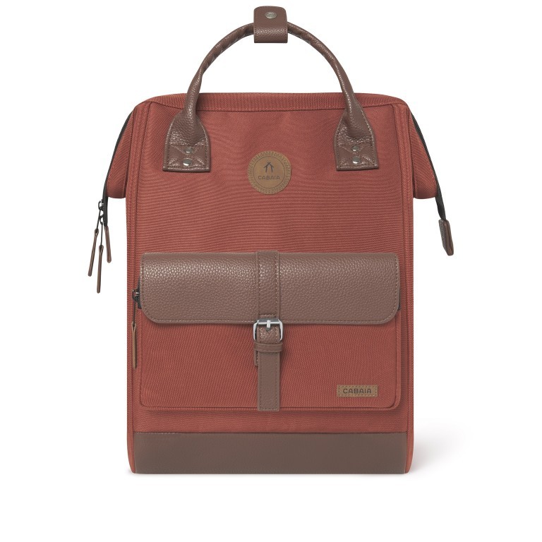 Rucksack Adventurer Medium Sancristobal mit zwei auswechselbaren Vortaschen Rost, Farbe: orange, Marke: Cabaia, EAN: 3701328301639, Abmessungen in cm: 27x41x16, Bild 3 von 10