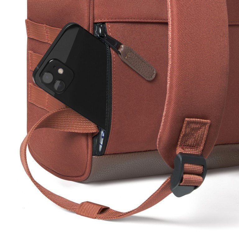 Rucksack Adventurer Small Sancristobal mit zwei auswechselbaren Vortaschen Rost, Farbe: orange, Marke: Cabaia, EAN: 3701328302254, Abmessungen in cm: 23x32x13, Bild 10 von 10
