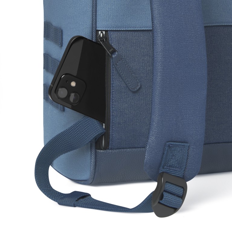 Rucksack Adventurer Medium Sangiljan mit zwei auswechselbaren Vortaschen Hellblau, Farbe: blau/petrol, Marke: Cabaia, EAN: 3701328399872, Abmessungen in cm: 27x41x16, Bild 12 von 12