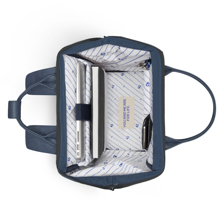 Rucksack Adventurer Medium Sangiljan mit zwei auswechselbaren Vortaschen Hellblau, Farbe: blau/petrol, Marke: Cabaia, EAN: 3701328399872, Abmessungen in cm: 27x41x16, Bild 10 von 12