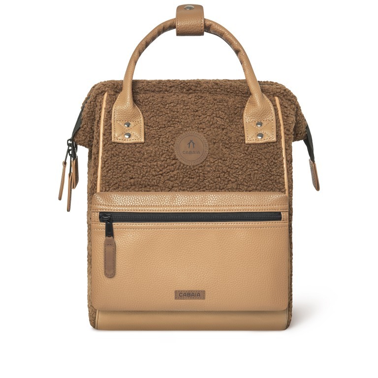 Rucksack Adventurer Small Tucson mit zwei auswechselbaren Vortaschen Hellbraun, Farbe: braun, Marke: Cabaia, EAN: 3701328398882, Abmessungen in cm: 23x32x13, Bild 2 von 12