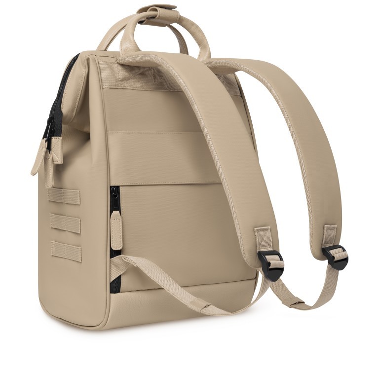 Rucksack Adventurer Medium Fortaleza mit zwei auswechselbaren Vortaschen Beige, Farbe: beige, Marke: Cabaia, EAN: 3701328376514, Abmessungen in cm: 27x41x16, Bild 6 von 14