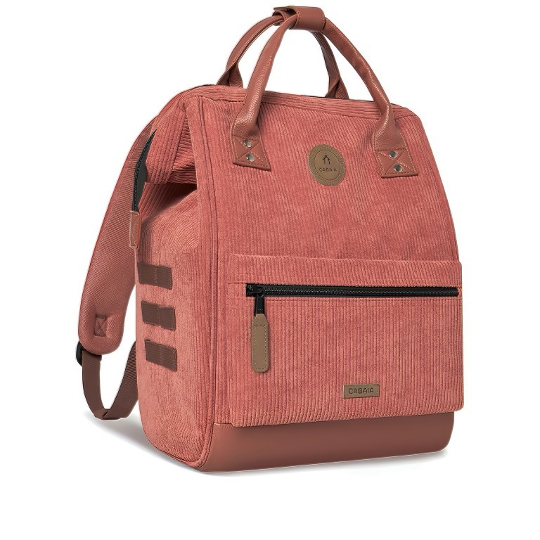 Rucksack Adventurer Medium Newcastle mit zwei auswechselbaren Vortaschen Orange, Farbe: orange, Marke: Cabaia, EAN: 3701328304104, Abmessungen in cm: 27x41x16, Bild 4 von 10