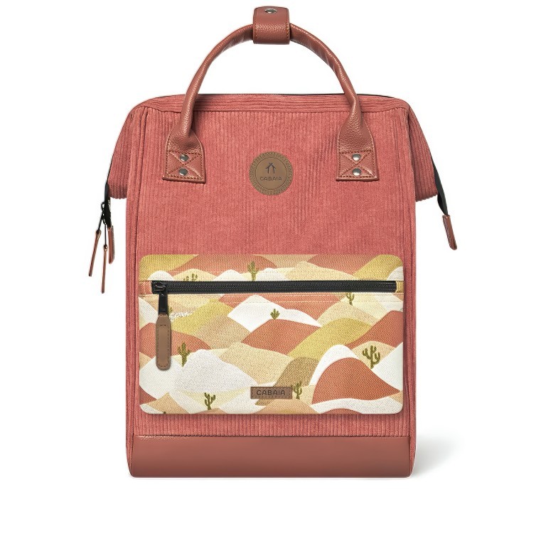 Rucksack Adventurer Medium Newcastle mit zwei auswechselbaren Vortaschen Orange, Farbe: orange, Marke: Cabaia, EAN: 3701328304104, Abmessungen in cm: 27x41x16, Bild 2 von 10