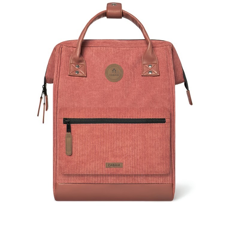 Rucksack Adventurer Medium Newcastle mit zwei auswechselbaren Vortaschen Orange, Farbe: orange, Marke: Cabaia, EAN: 3701328304104, Abmessungen in cm: 27x41x16, Bild 3 von 10