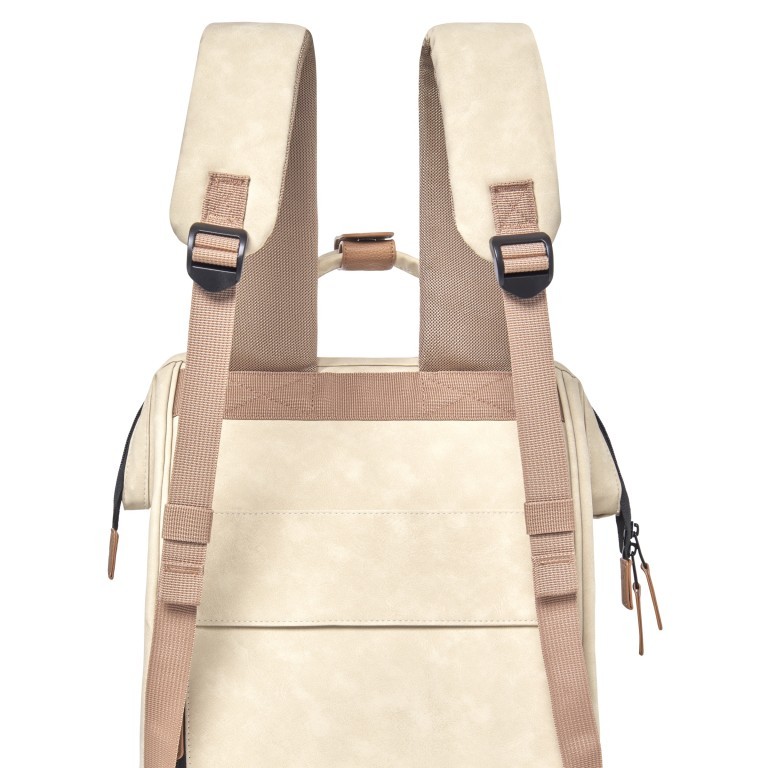 Rucksack Adventurer Medium Andenne mit zwei auswechselbaren Vortaschen Beige, Farbe: beige, Marke: Cabaia, EAN: 3701328398073, Abmessungen in cm: 27x41x16, Bild 9 von 10