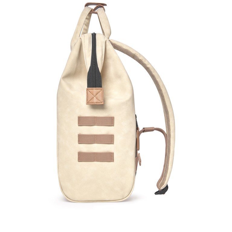 Rucksack Adventurer Medium Andenne mit zwei auswechselbaren Vortaschen Beige, Farbe: beige, Marke: Cabaia, EAN: 3701328398073, Abmessungen in cm: 27x41x16, Bild 5 von 10