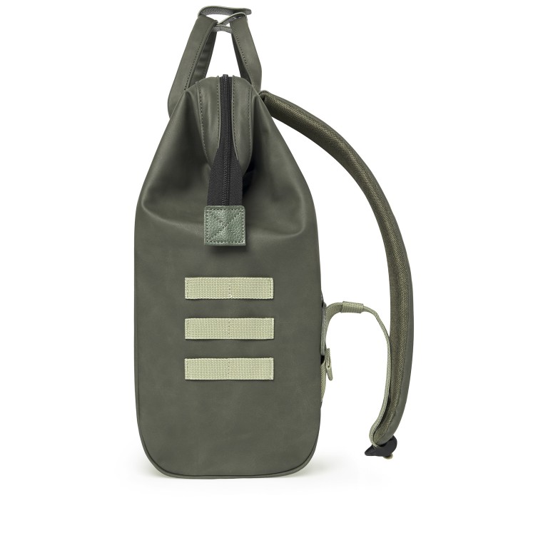 Rucksack Adventurer Medium Busan mit zwei auswechselbaren Vortaschen Dunkelgrün, Farbe: grün/oliv, Marke: Cabaia, EAN: 3701328303329, Abmessungen in cm: 27x41x16, Bild 5 von 10