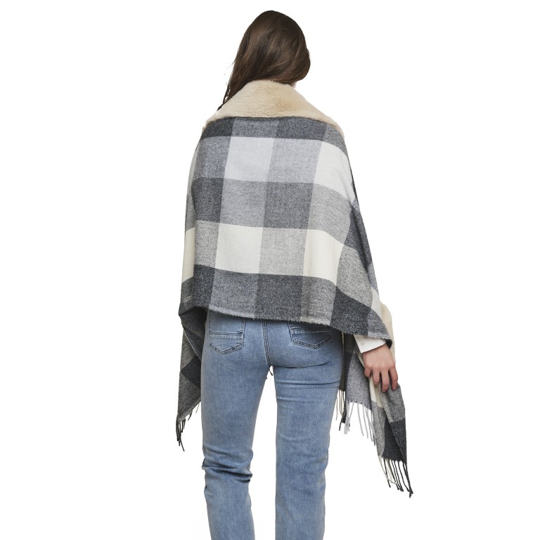 Cape Apollo Größe One Size Black Birch, Farbe: grau, Marke: Rino & Pelle, EAN: 8720529395709, Bild 3 von 3
