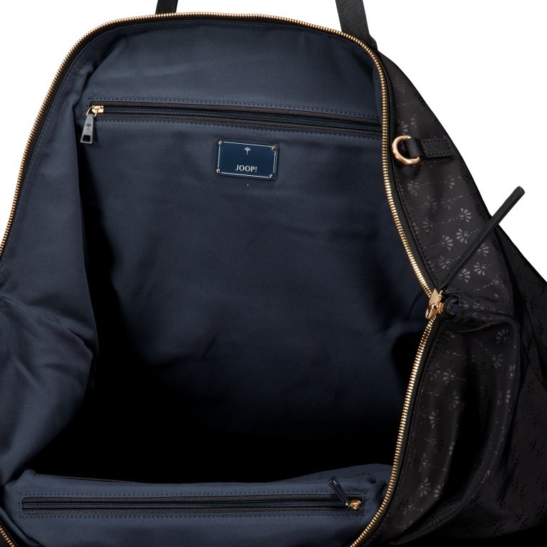 Reisetasche Collana Tessuto Helena LHZ Black, Farbe: schwarz, Marke: Joop!, EAN: 4048835230038, Abmessungen in cm: 44x32x23.5, Bild 6 von 6
